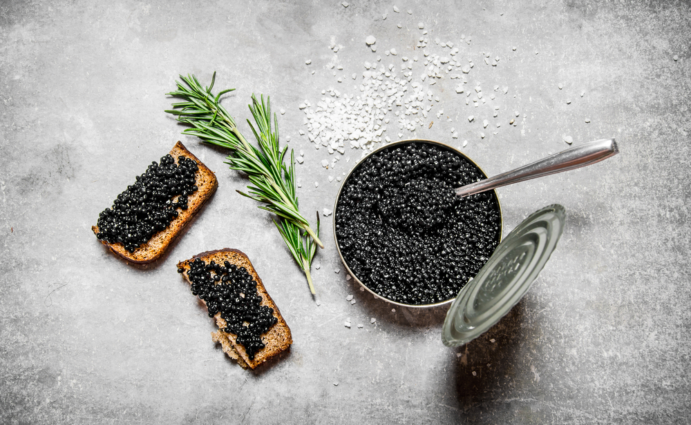 Farm-Raised Osetra Caviar step by step